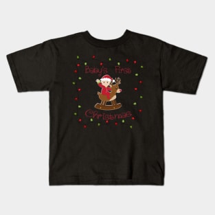 Christmas Products: Baby's First Christmas Kids T-Shirt